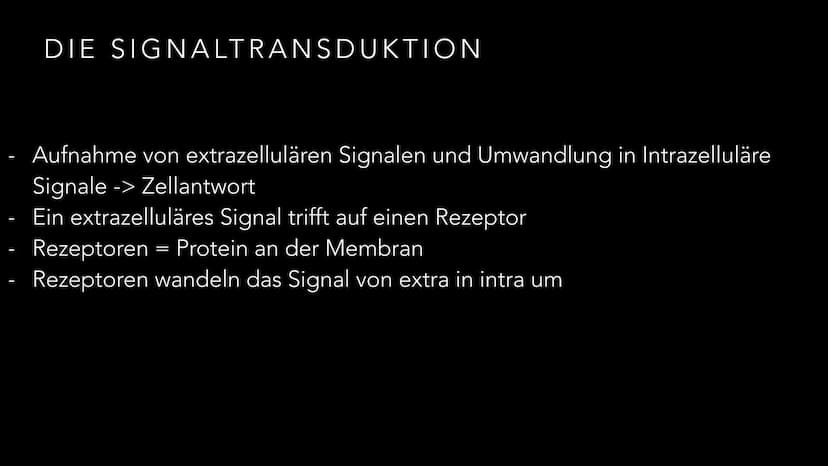 KURZVOTRAG
DIE SIGNALTRANSDUKTION
Biologie GK EF T. Krusche DIE ZELLKOMMUNIKATION
lebende Zellen nehmen Informationen aus ihrer Umwelt auf
A
