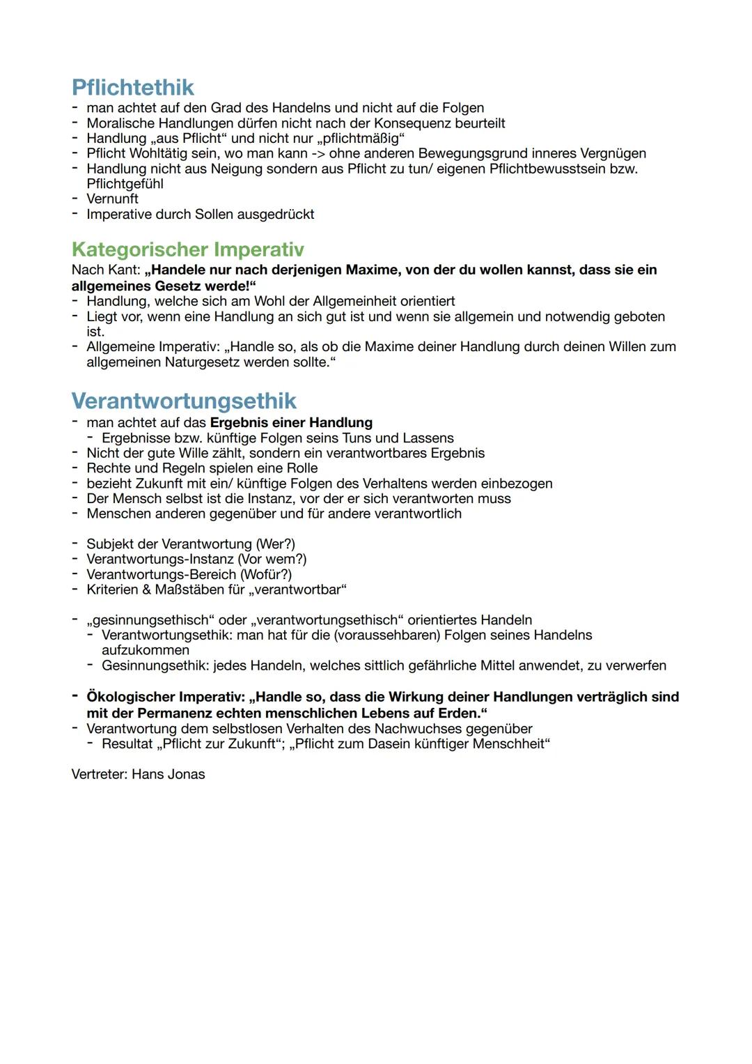 Utilitarismus
achtet nicht auf zu erledigende Pflichten, sondern fokussiert sich auf die Handlung mit dem
größten Nutzen -> das Wohlergehen 