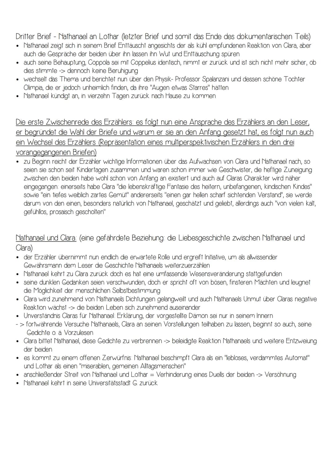 die bürgerliche Welt
Vater
erleidet Tod bei einer
Explosion
Mutter
Clara
Geschwister
Lothar
lieb
Siegmund
fremd
Freunde
Freunde
häufiger Gas