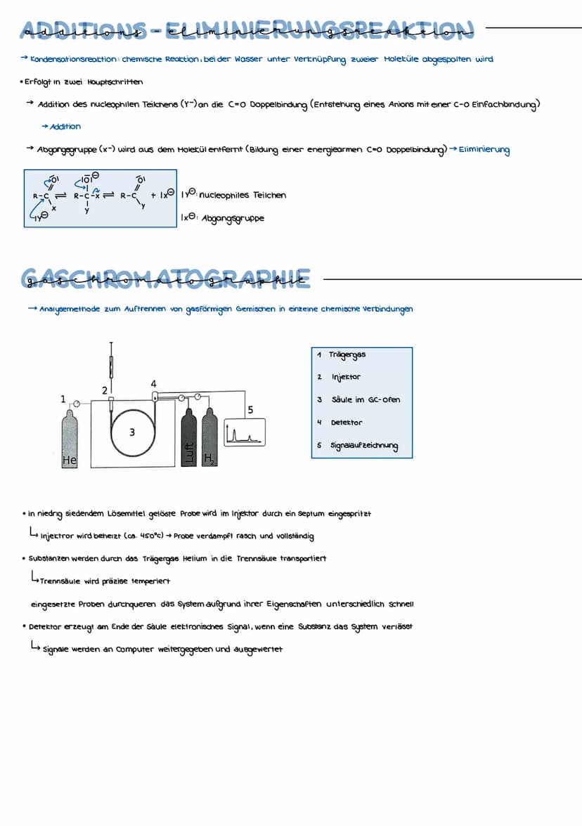 Organische Verbindungen und ihre Reaktionswege
EINFACHE CHEMISCHE REAKTION
Schritt 1: Wortgleichung
Schritt 2: Formelgleichung
Schritt 3: Au