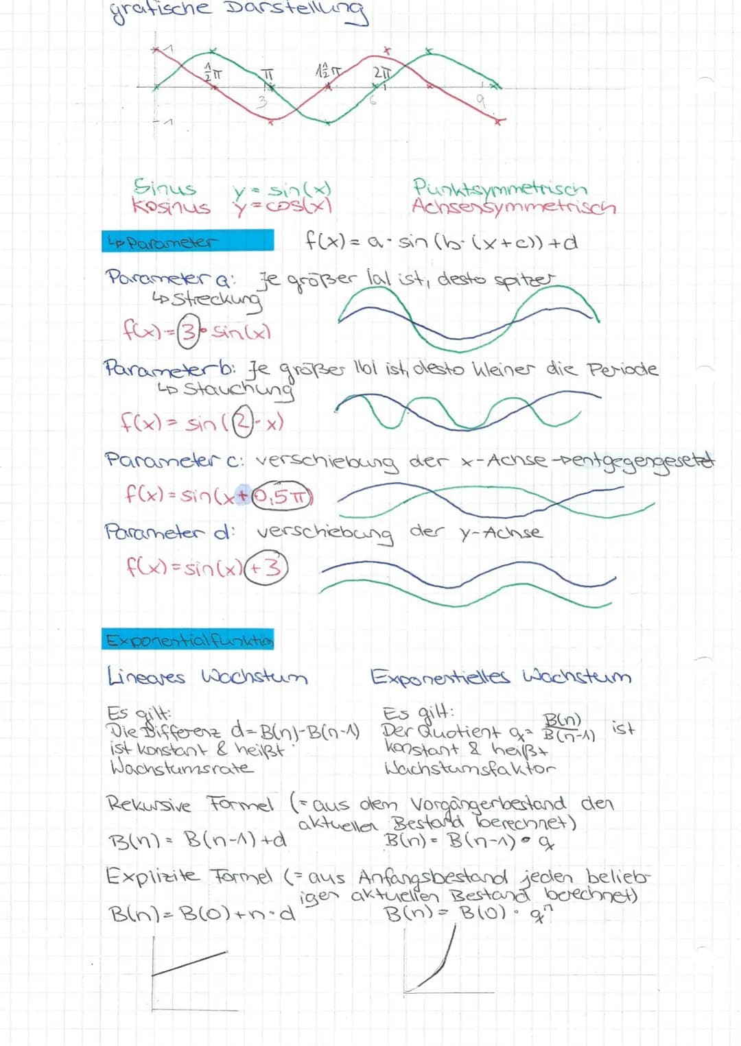Mathe
Potenzieren
Multiplikation
gleiche Basis:
ama = a
imtn
gleicher Exponent
ambm (a-b)m
Potenzfunktionen
allgemeine Formel
10. klasse Wie
