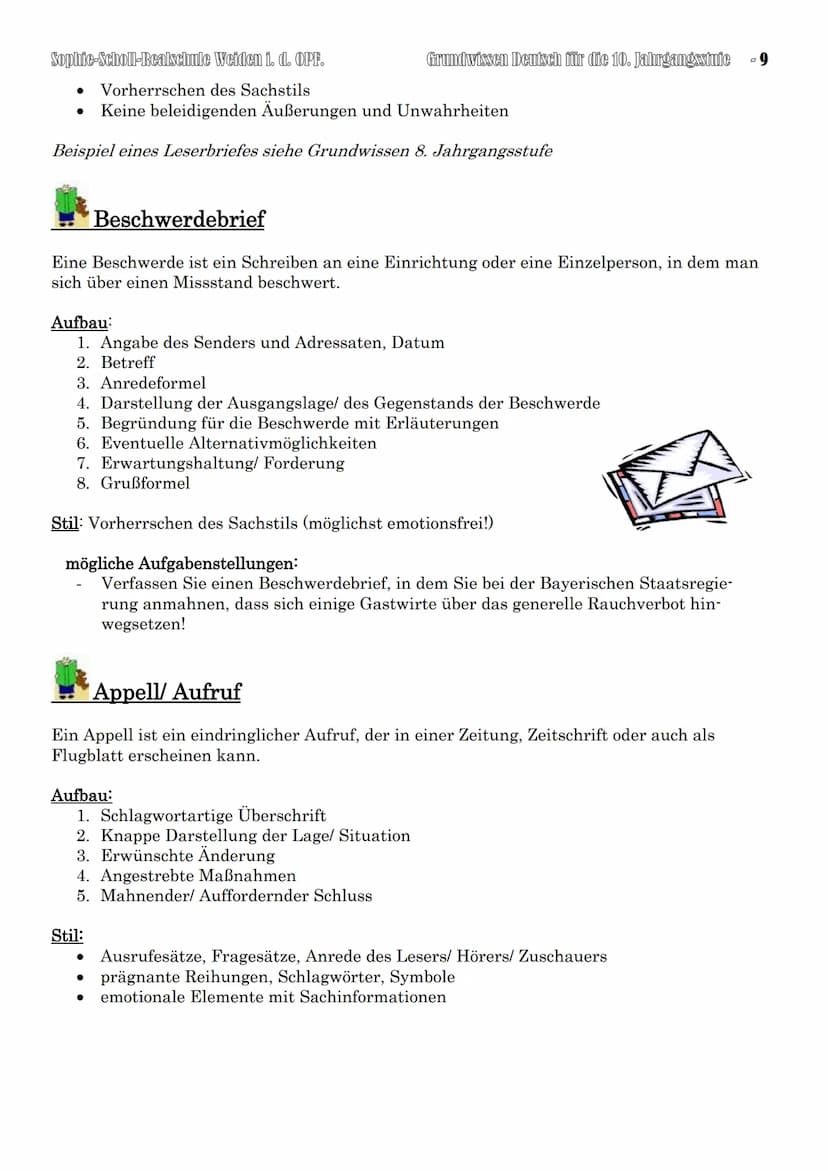 Sophie-Scholl-Realschule Weiden i. d. OPF.
Einleitung
. Titel des Textes
●
D) Grundwissen Aufsatz
Textgebundener Aufsatz
Der Textgebundene A