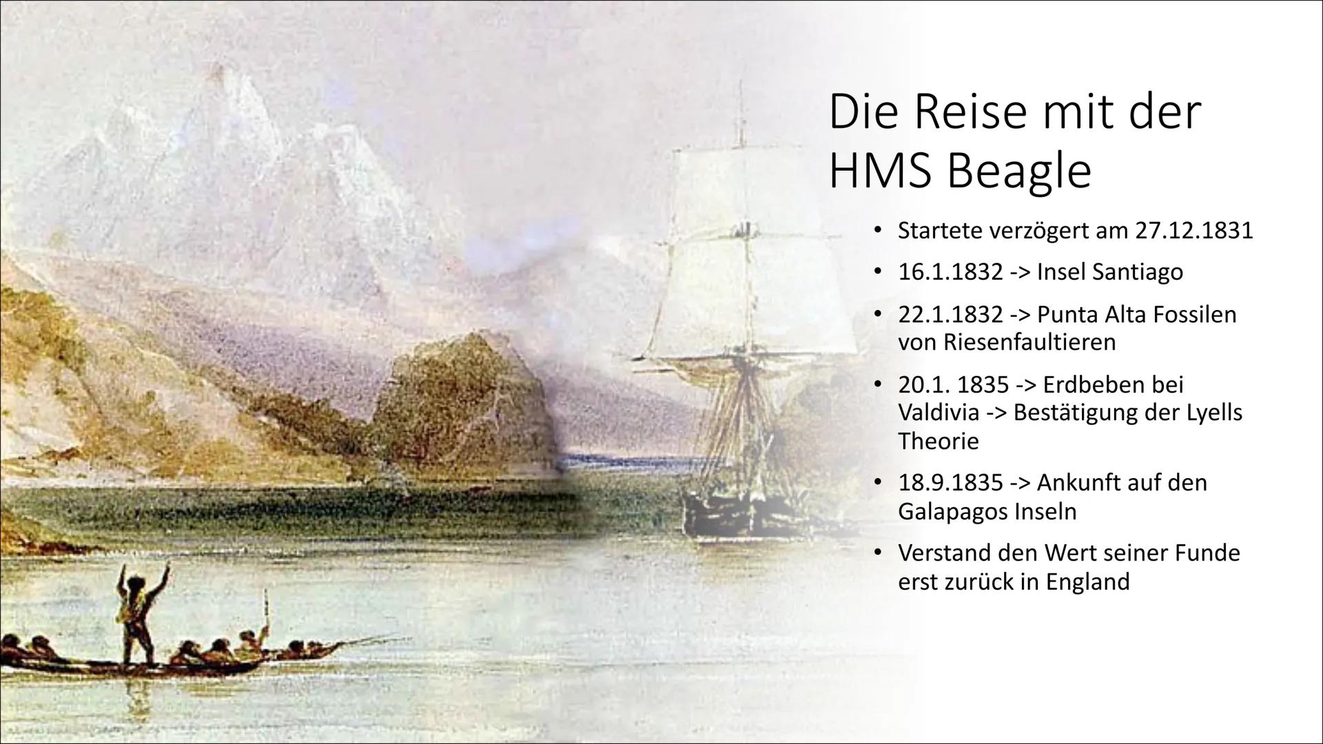 Charles
Darwin

Vater der Evolutionstheorie Inhalt

• Darwins Leben vor seiner Reise mit der Beagle
• Reise mit der Beagle
• Erkenntnisse un