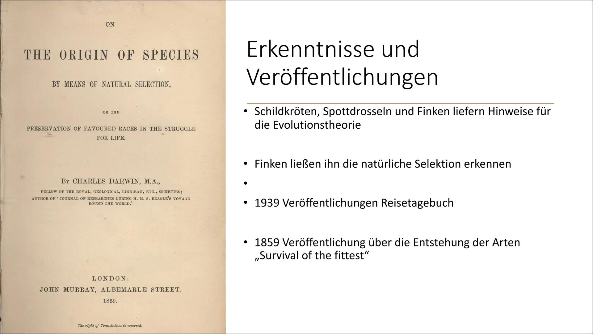 Charles
Darwin

Vater der Evolutionstheorie Inhalt

• Darwins Leben vor seiner Reise mit der Beagle
• Reise mit der Beagle
• Erkenntnisse un