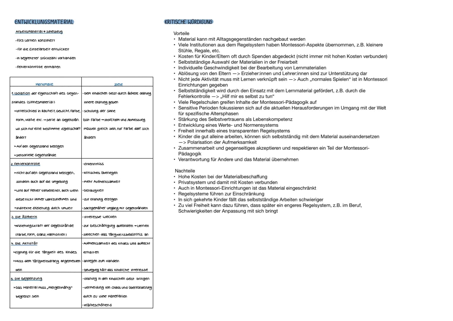 -Montessoripädagogik ist ein angewandtes Pädagogisches Bildungskonzept
-Beruht auf dem Bild des Kindes als Baumeister einer selbst
-erkennt,
