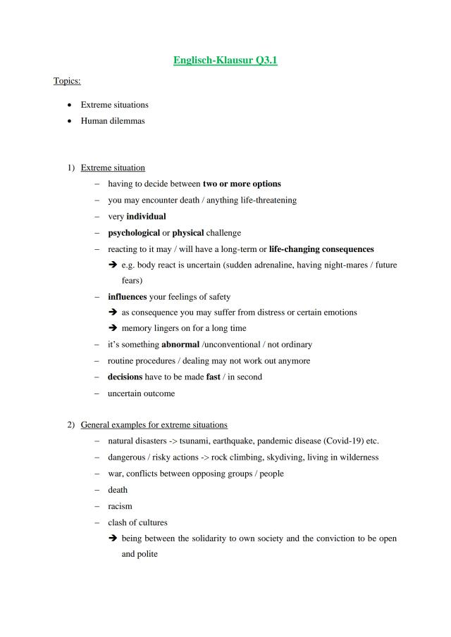 Know Extreme situations / human dilemmas thumbnail