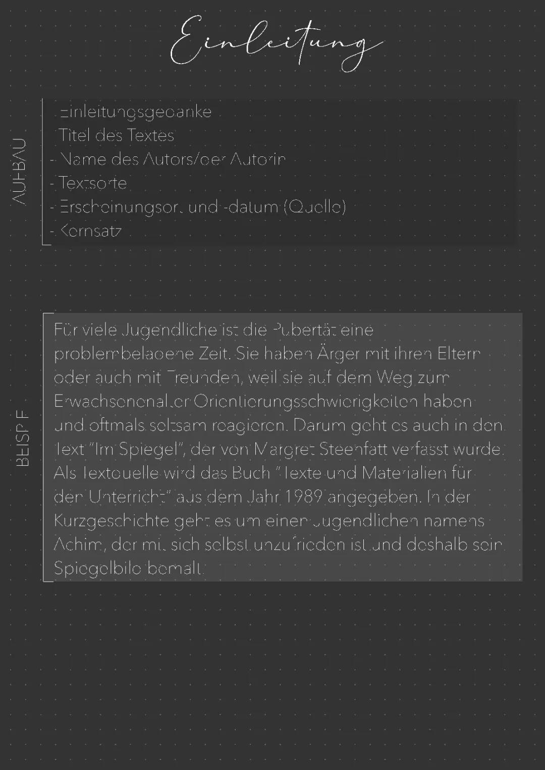 Glosse Beispiel und Aufbau: Deine Musterlösung für die 10. Klasse