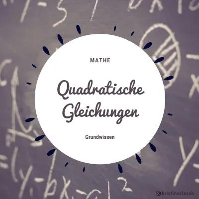 Know Quadratische Gleichungen  thumbnail