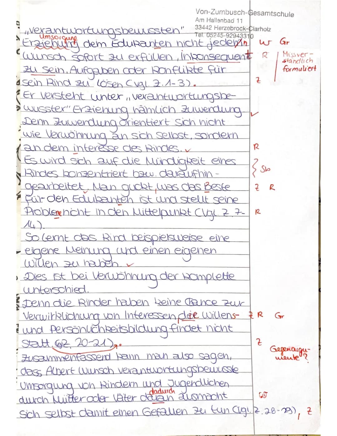 ne:
PA EF GK 1 (Petj)
1.3
altliche Leistung:
r Schüler/ die Schülerin.
formullert eine aufgabenbezogene Einleitung: Titel, Autor, Textsorte,