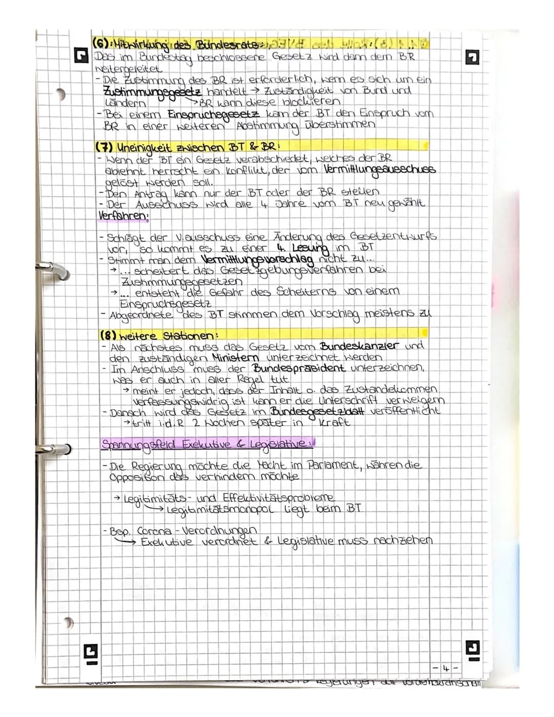 Demokratie im politischen Mehrebenensystem: 7
G4.1: Verfassung und Verfassungswirklichkeit:
Grundrechte und Rechtsetaatlichkeit in der Verfa