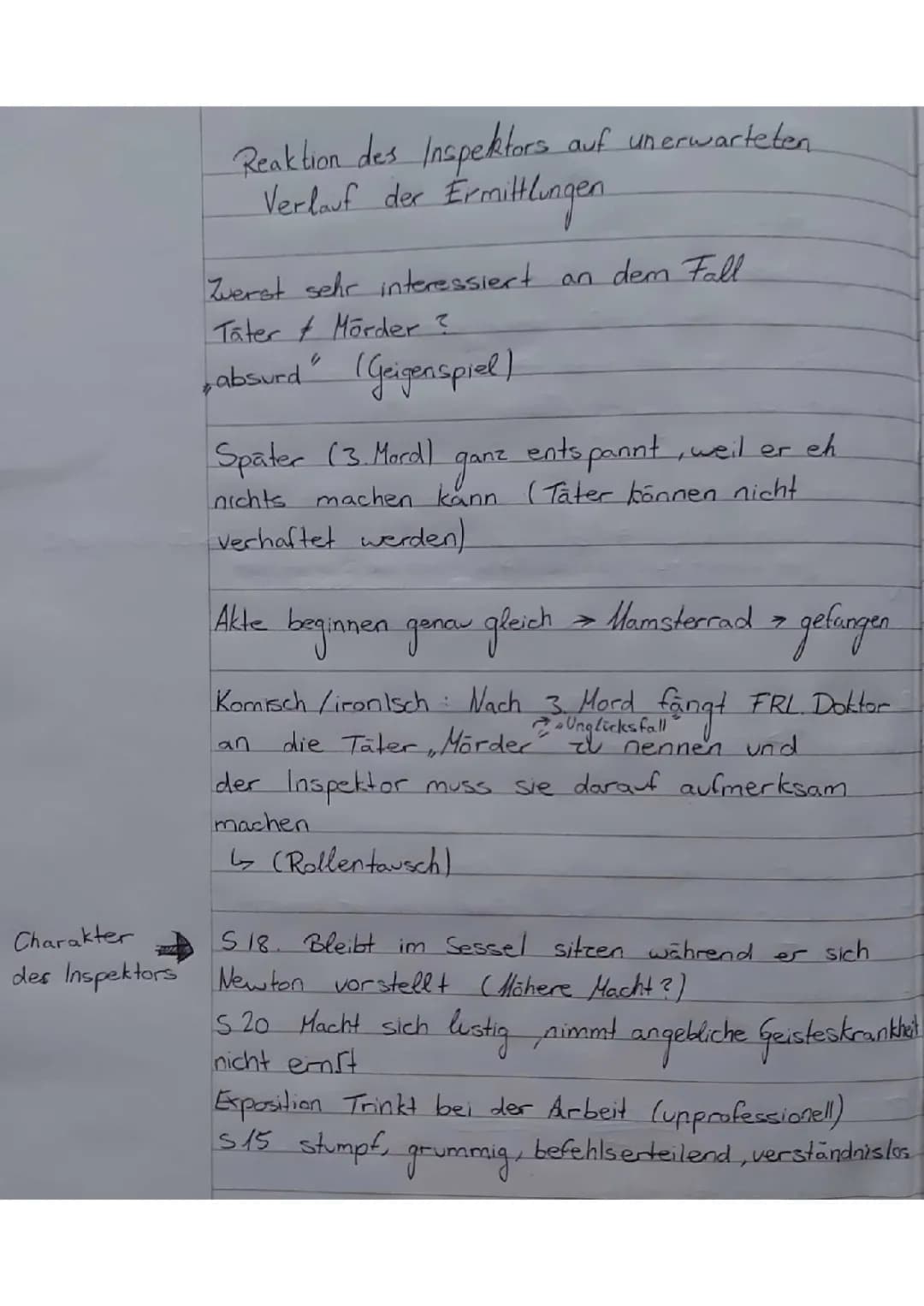 Die Physiker: Inspektor Voß Bedeutung und Charakterisierung