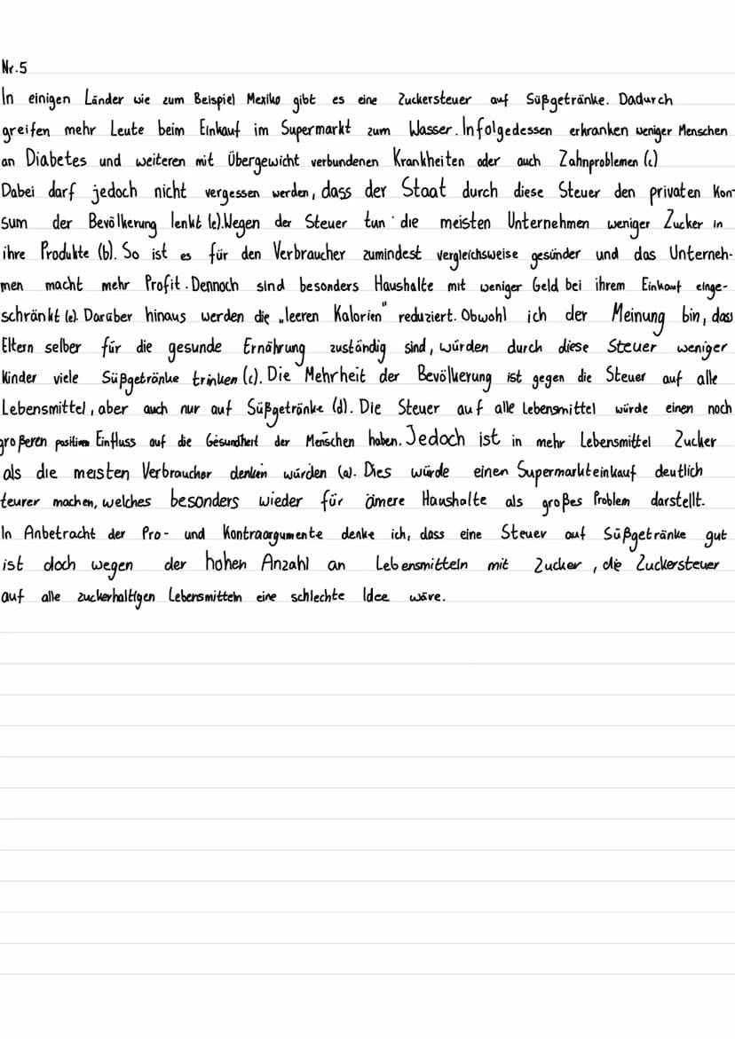 S.270 Nr.2
Pro
+Zuckergehalt in Getränken
sinkt (b)
*Reduzierung von Zahnproblemen.
Diabetes und weitere mit Über-
gewicht verbundenen Krank