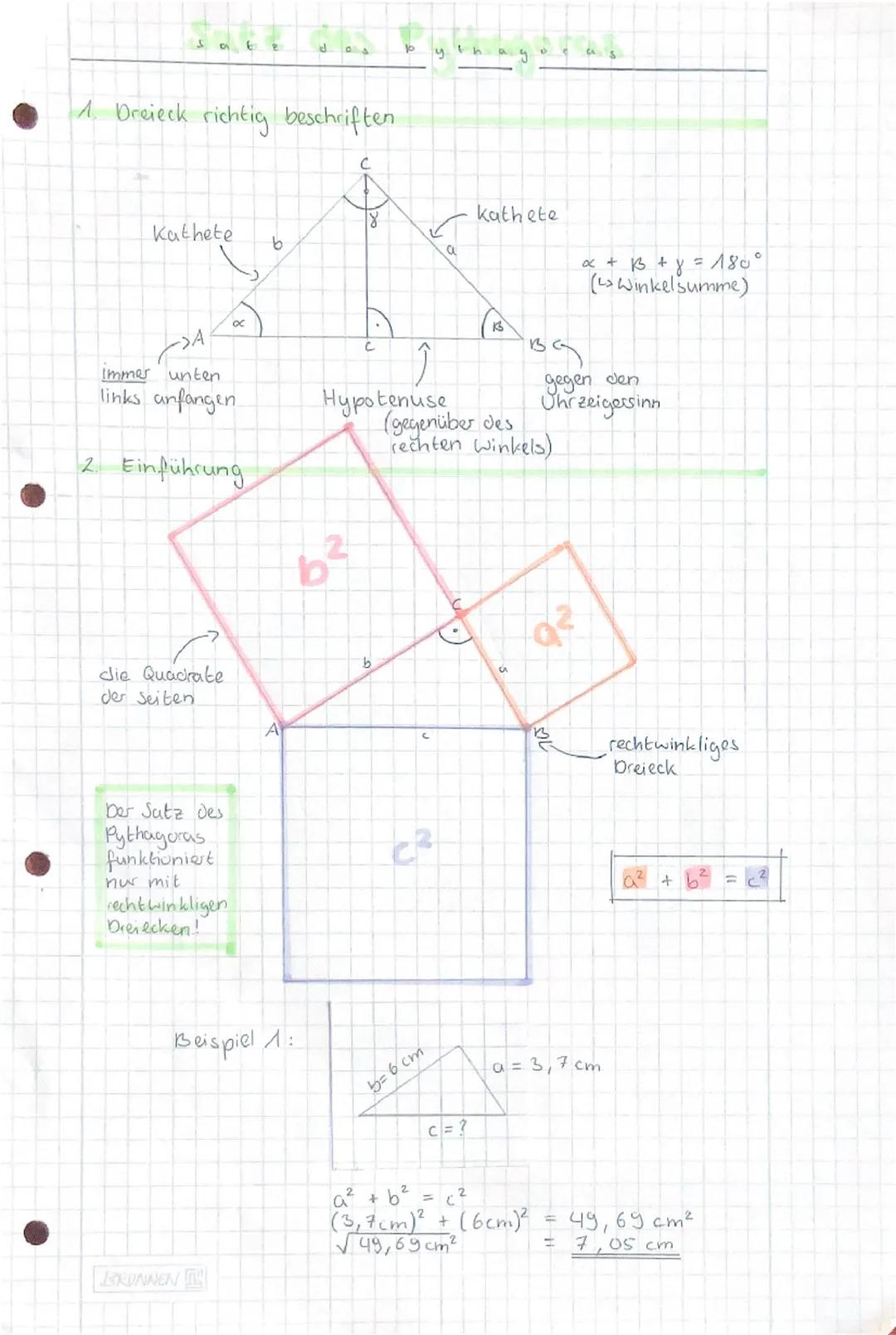 E
d
1
y th
as
1. Dreieck richtig beschriften.
C
Kathete
b
A
Immer unten
links anfangen
2 Einführung
α
C
kathete
ཅད
x + B + 8 = 180°
(L> Wink