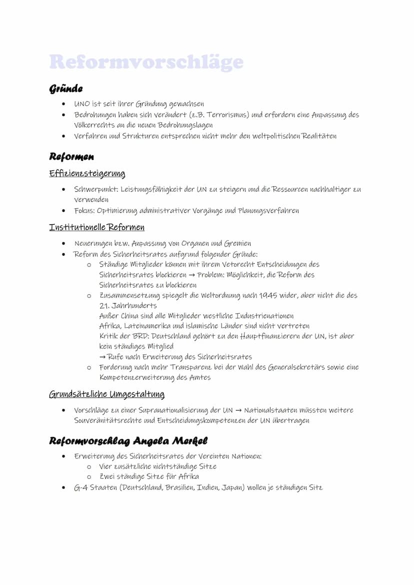 ●
Funktion
●
Sicherung des Weltfriedens und der internationalen Sicherheit
Einhaltung des Völkerrechts
Schutz der Menschenrechte
Förderung d