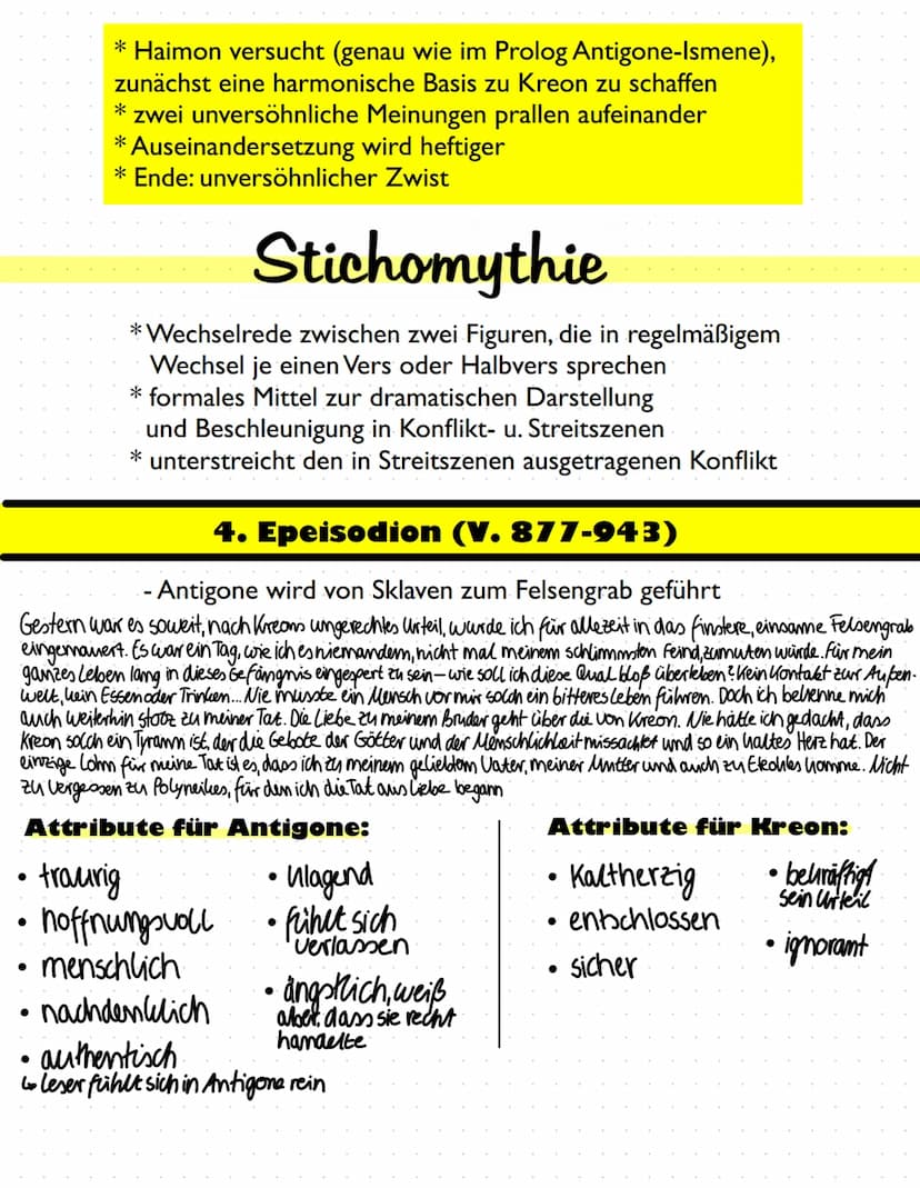 Aufbau der Tragödie
-
Prolog > Exposition
Parodos Einzugslied des Chores
Erstes Epeisodion
Erstes Stasimon (Sandlied)
-
- Zweites Epeisodion