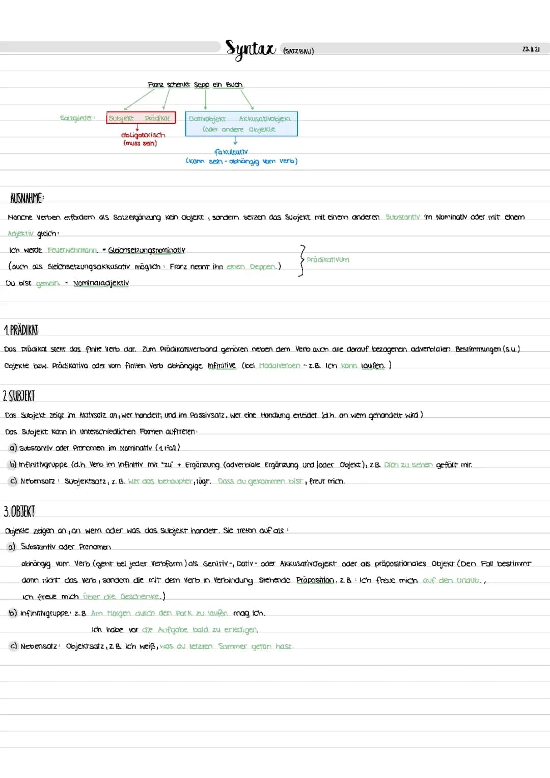 Syntax (Satzbau)