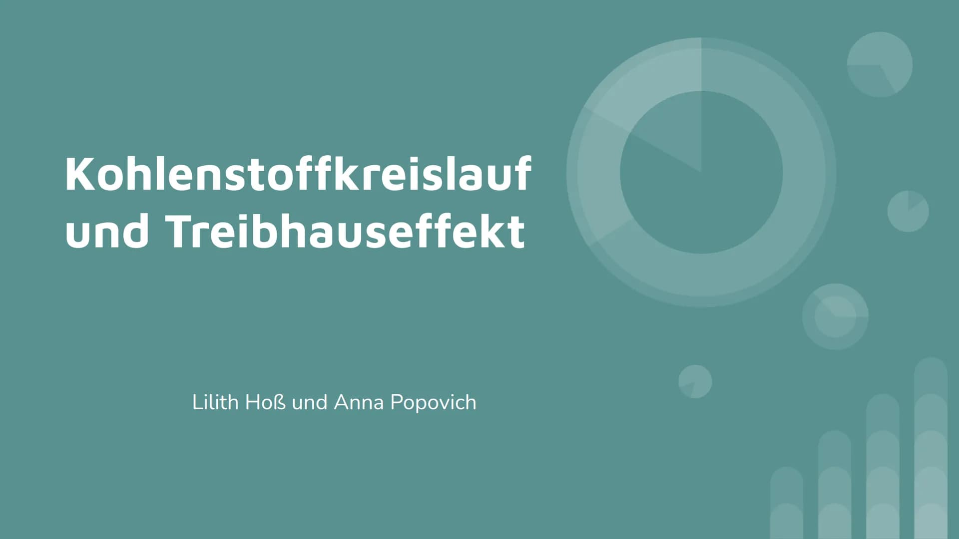 Kohlenstoffkreislauf
und Treibhauseffekt
Lilith Hoß und Anna Popovich Kohlenstoffkreislauf Allgemeines:
●
Geschlossenes System
In 4 untergeo
