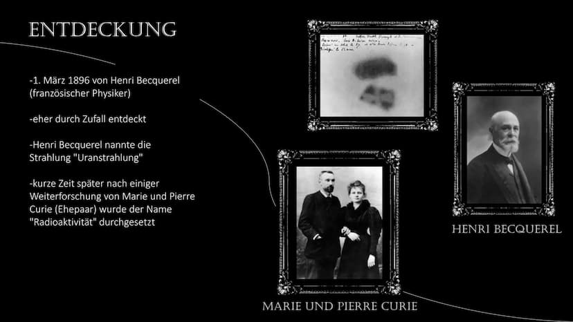 RADIOAKTIVE
STRAHLUNG WAS IST
RADIOAKTIVITÄT?
Definition: " Eigenschaft instabiler
Atomkerne"
› instabil wenn er zu viele
Neutronen enthält
