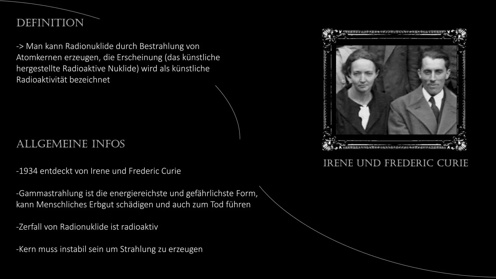 RADIOAKTIVE
STRAHLUNG WAS IST
RADIOAKTIVITÄT?
Definition: " Eigenschaft instabiler
Atomkerne"
› instabil wenn er zu viele
Neutronen enthält
