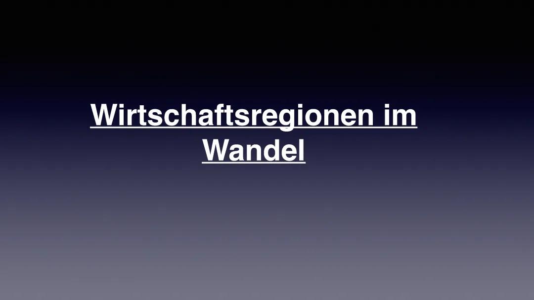 Der wirtschaftliche Strukturwandel im Ruhrgebiet: Was passiert mit uns?