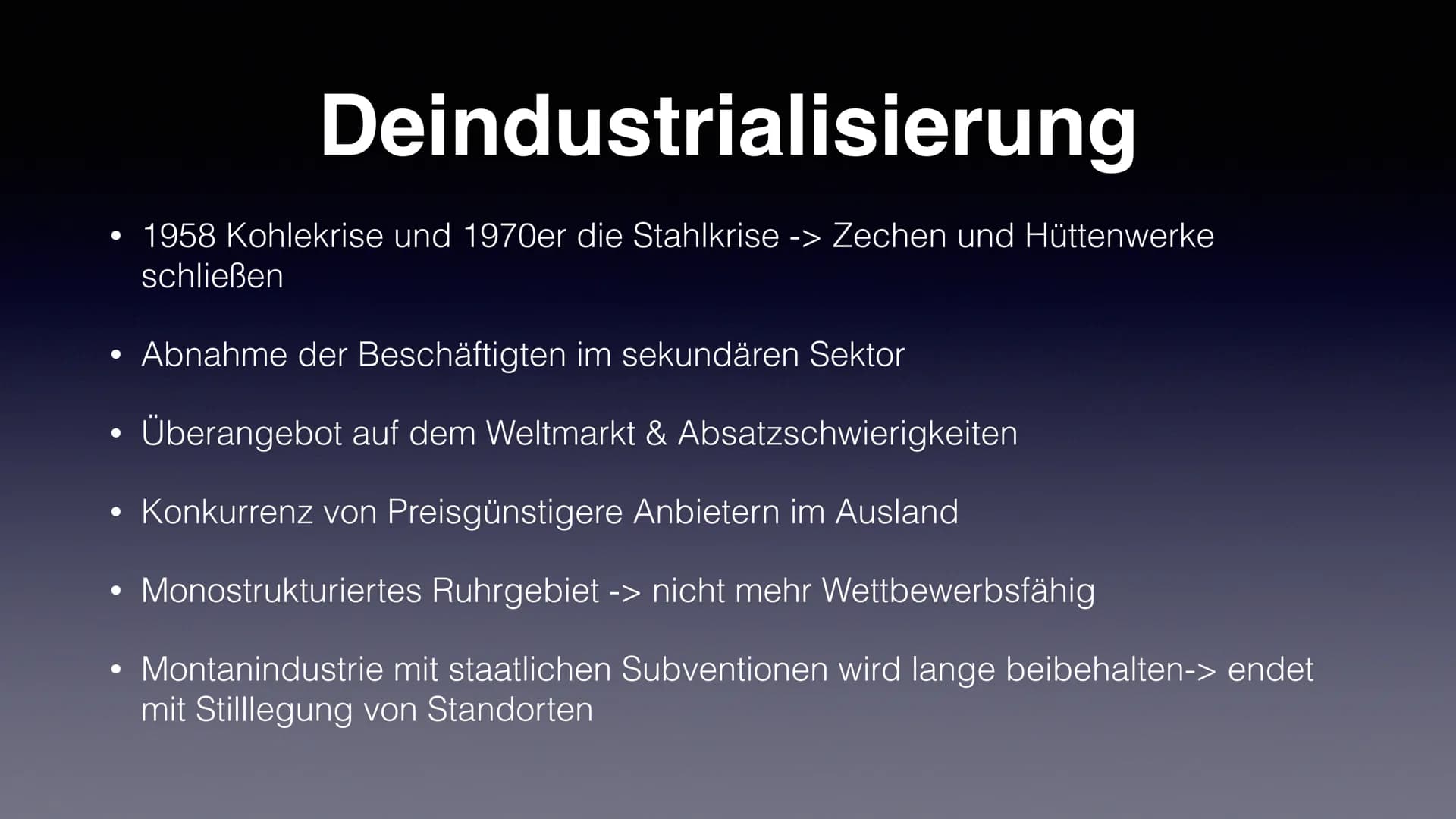 Wirtschaftsregionen im
Wandel ●
●
Merkmale altindustrialisierter Räume
Sektoren Modell
Raumbeispiel Ruhrgebiet
●
●
Inhaltsverzeichnis
Wo lie