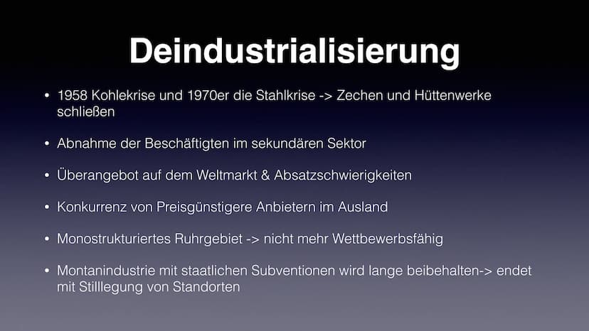 Wirtschaftsregionen im
Wandel ●
●
Merkmale altindustrialisierter Räume
Sektoren Modell
Raumbeispiel Ruhrgebiet
●
●
Inhaltsverzeichnis
Wo lie