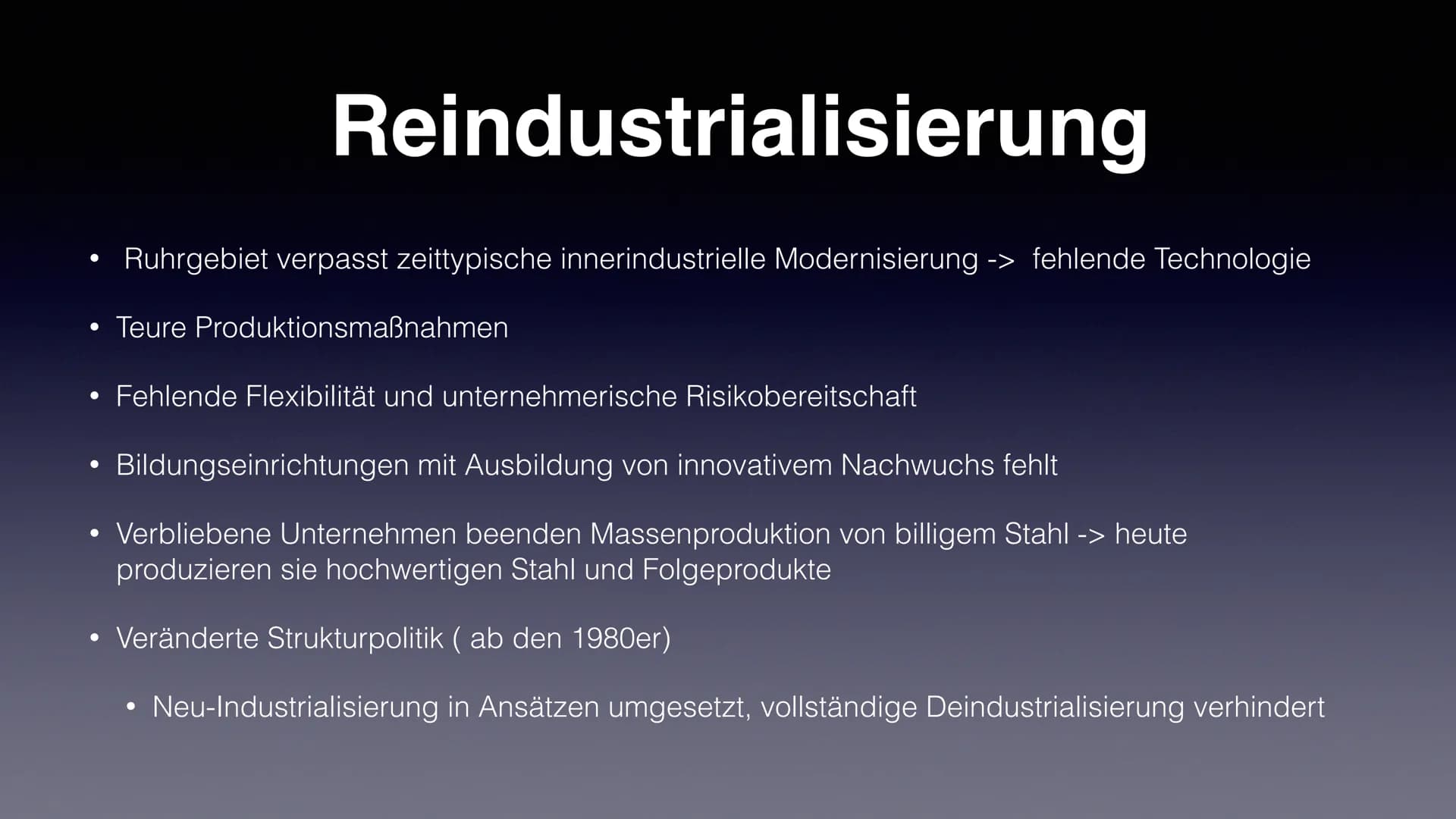 Wirtschaftsregionen im
Wandel ●
●
Merkmale altindustrialisierter Räume
Sektoren Modell
Raumbeispiel Ruhrgebiet
●
●
Inhaltsverzeichnis
Wo lie