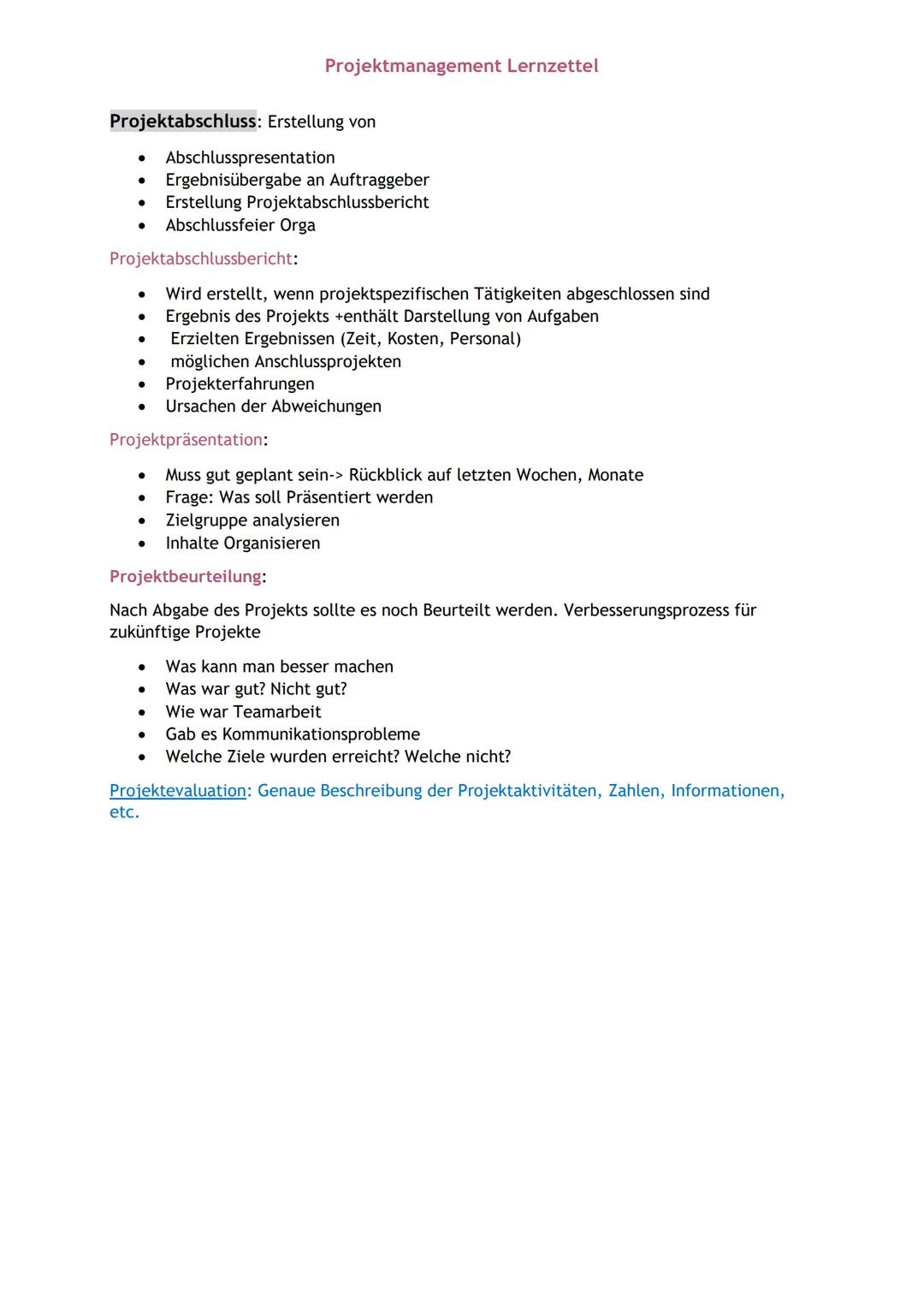 1.1 Teamarbeit und Feedbackkultur
Teamarbeit: Zusammenarbeit mehrerer Personen mit dem Ziel, ein gemeinsames
Erfolgsergebnis zu erreichen
Pr