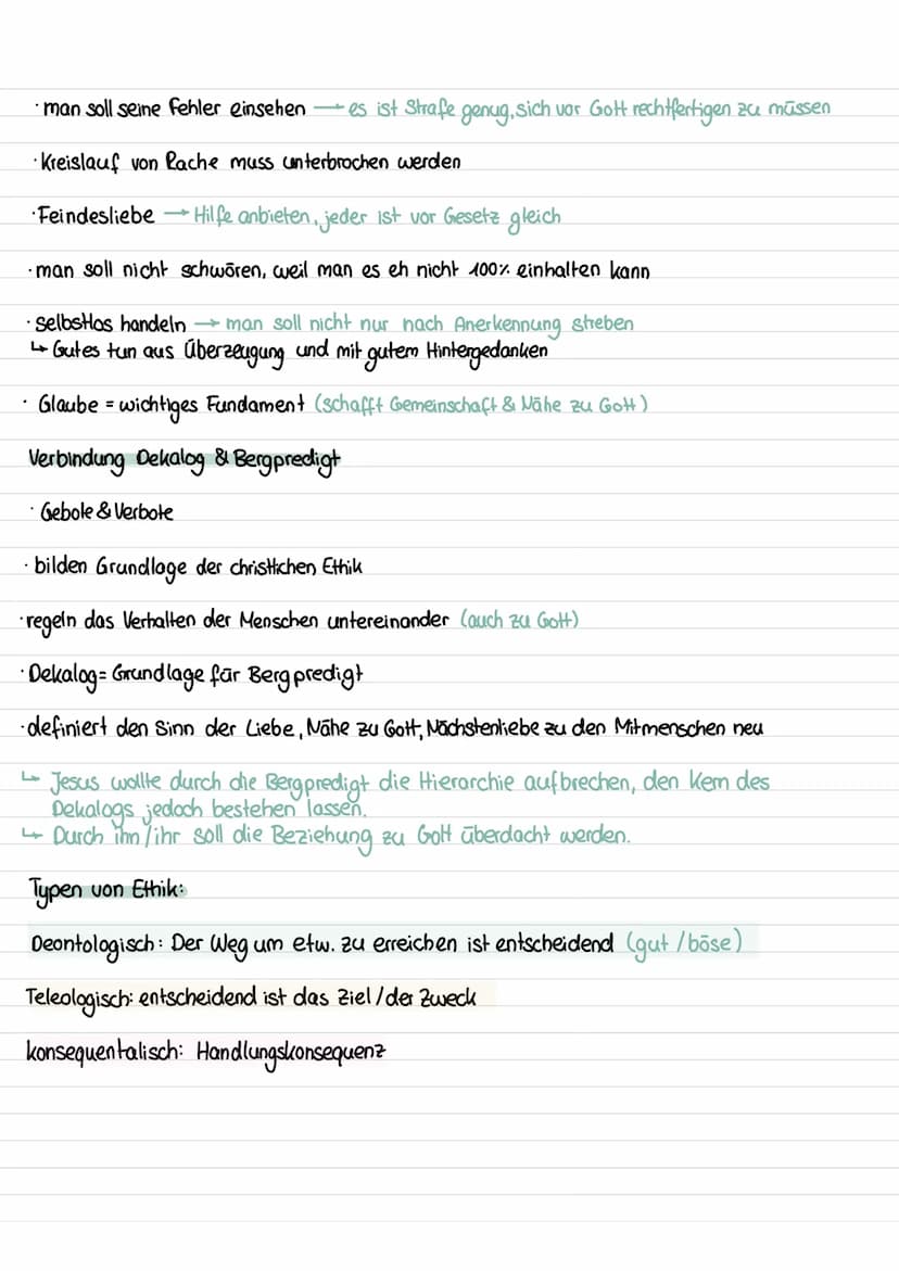 überblick:
Moral: Normen & Werte, die in einer Gesellschaft als verbindlich
gelten Moral ist wandelbar & beruht auf Gewohnheit
Ethik: Theori