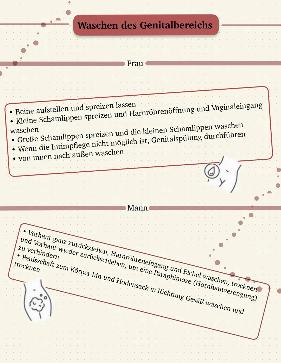 Ganzkörperwaschung
Definition:
Übernahme der Körperpflege bei Pat./Bew. die unselbständig
sind und sich nicht selbst waschen können oder dür