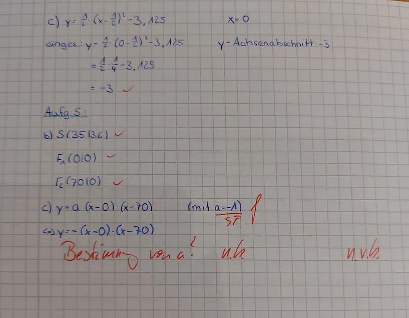 9N
1. Großer Leistungsnachweis in Mathematik
Name:
Aufgabe 1: In der rechten
Abbildung siehst du drei
Parabeln
in
einem
Koordinatensystem. G