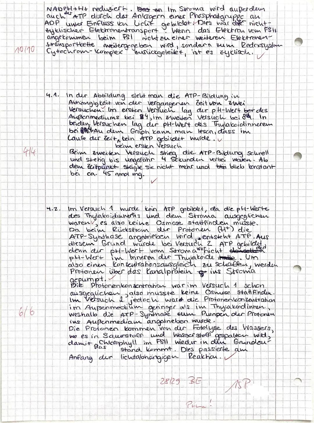 Saskia

# Test im Fach Biologie

M Fotosynthese

Prüfungen:
Klassenarbeiten

Die Fotosynthese der grünen Pflanzen ist von elementarer Bedeut