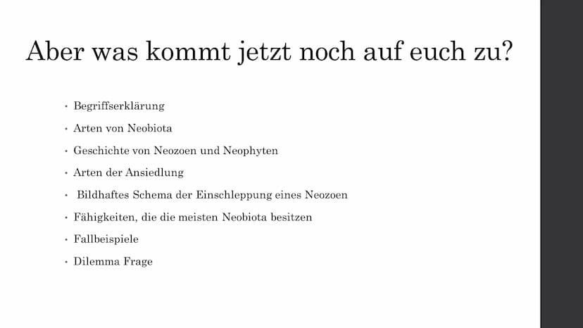 Wie es tatsächlich aussieht
38 (2%)
354 (17%)
Pilze
Wirbellose
Wirbeltiere 100 (5%)
Pflanzen
1611 (76%)
2103
13 (16%)
(25%)
(59%)
Pilze
Wirb