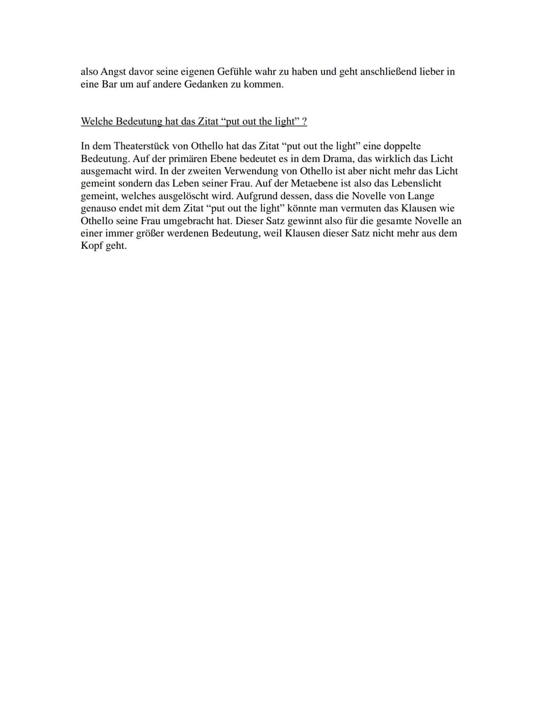 Deutsch Lk nach den Ferien
04.04.2020
Die unterstrichenden Textstellen inhaltlich und sprachlich darstellen.
Die Novelle "Das Haus in der Do