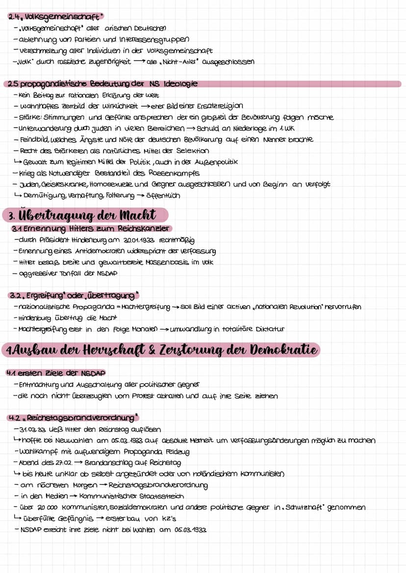 Nationalsozialismus und 2. WK
1. Nationalsozialismus und Faschismus
1.1 Faschismus
- zunächst ital. Kampfbünde von Benito Mussolinis
-konnte