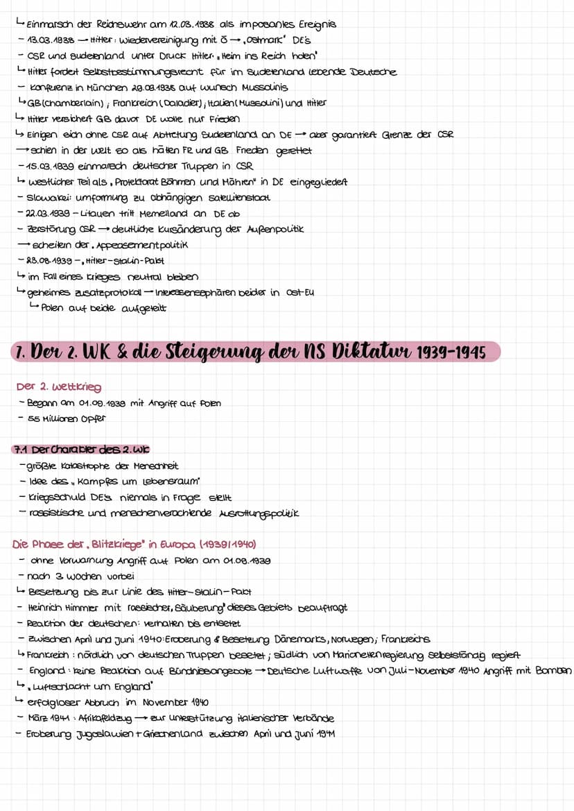 Nationalsozialismus und 2. WK
1. Nationalsozialismus und Faschismus
1.1 Faschismus
- zunächst ital. Kampfbünde von Benito Mussolinis
-konnte