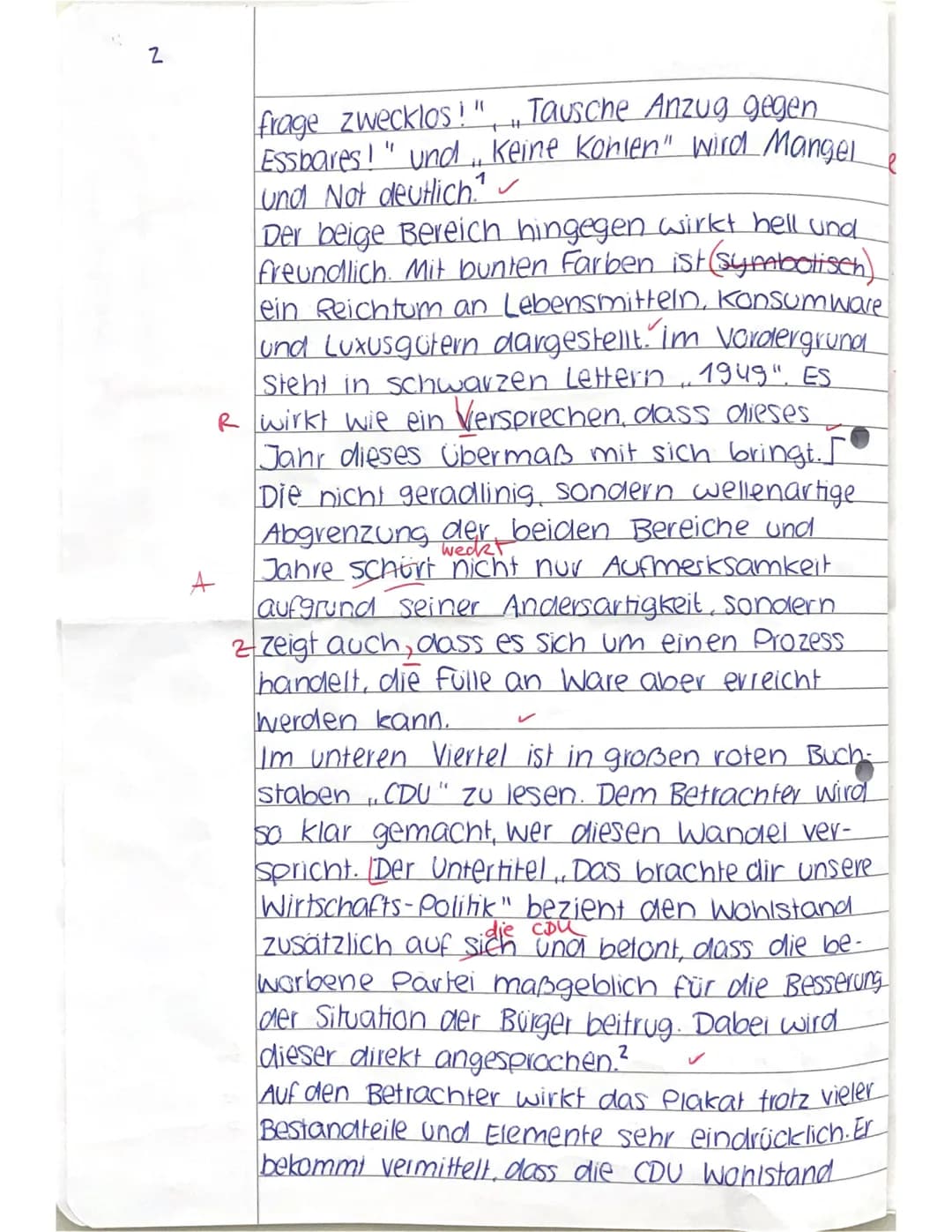 12_1: KA No. 1
Name: Melanie
Bitte daran denken (Abzug von VP):
Notizen/Konzept erstellen
✓Sinnhafte Absätze machen
1) Analysieren Sie das v