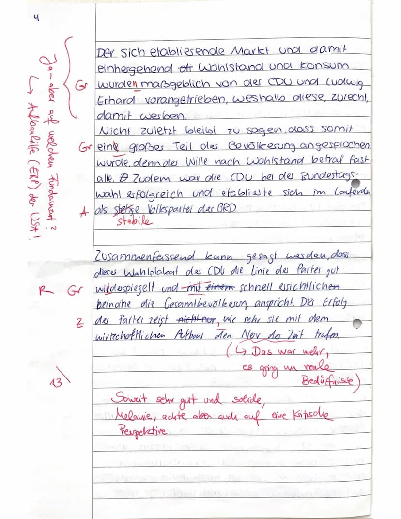 12_1: KA No. 1
Name: Melanie
Bitte daran denken (Abzug von VP):
Notizen/Konzept erstellen
✓Sinnhafte Absätze machen
1) Analysieren Sie das v