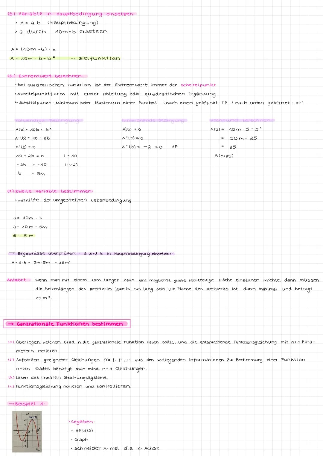  (a) Eigenschaften
→> Ableitung:
-3
f(x)
f'(x)
f"(x)
-Z
↳ erste Ableitung
zweite Ableitung.
Ldritte Ableitung:
y-Achse
f(x) = 5
f(x) = x 5
f