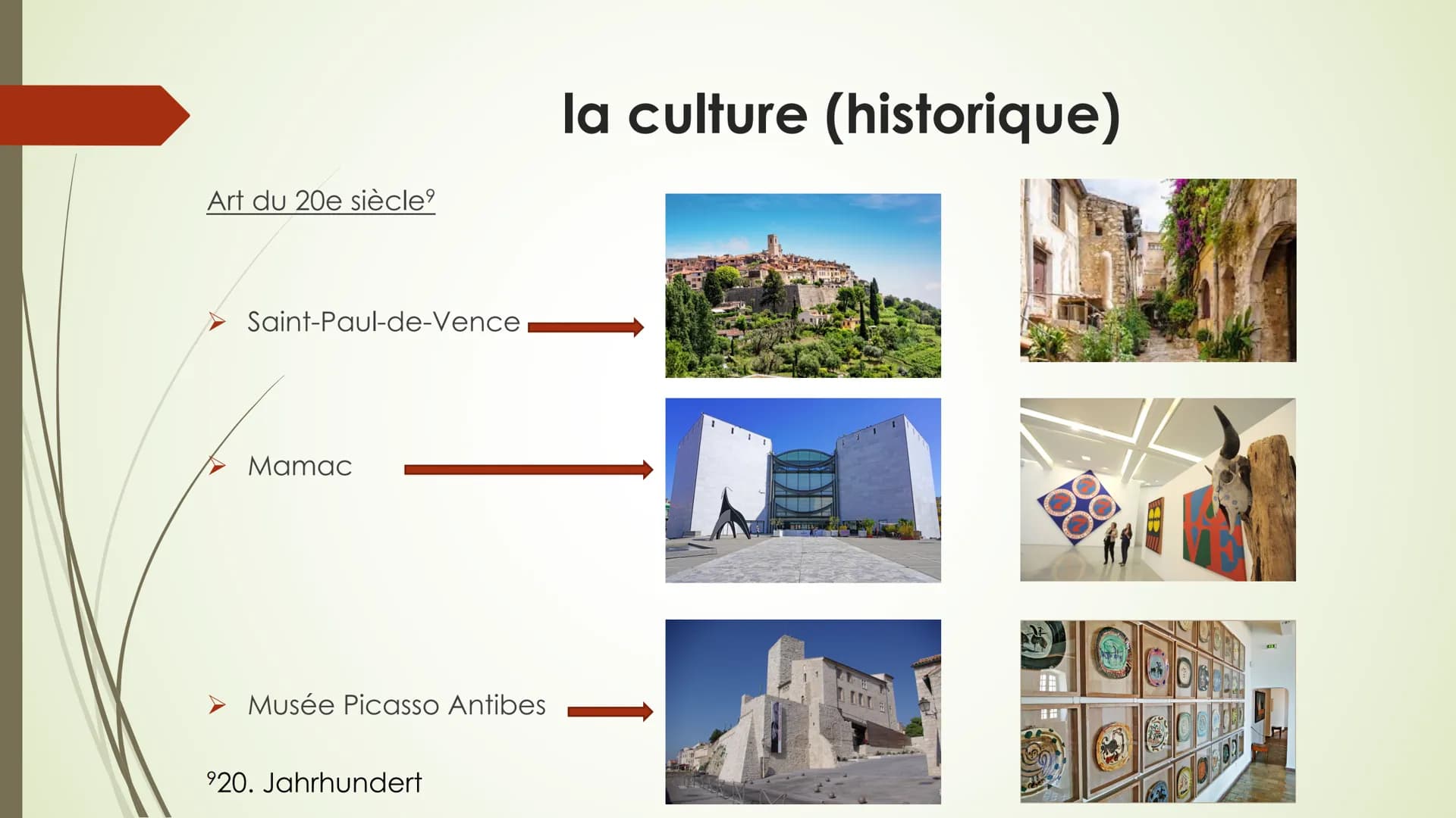 Provence-Alpes-Côte-d'Azur
N Structure de la présentation
1) Informations générales
2) la géographie
3) les villes
4) le climat
5) la cultur