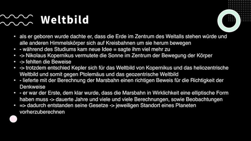 Kepler
Keplerschen Gesetze
O Themen
Biografie
Einfluss auf die Physik
Keplerschen Gesetze
Weltbild
Quellen
●
●
●
●
O
2 Biografie
Johannes Ke