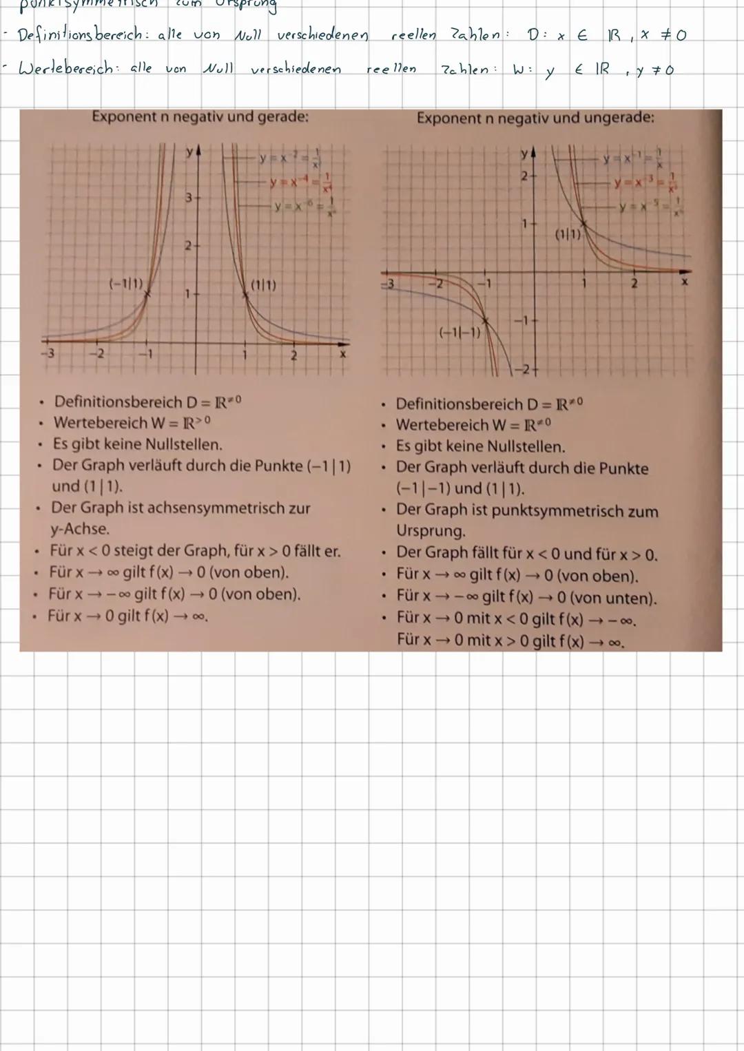 Buch S. 24

Potenz funktion - Definition
$f(x) = ax$

a und n beliebige reelle Zahlen

a=1, also f(x) = x^

Der Exponent ist dabei eine ganz