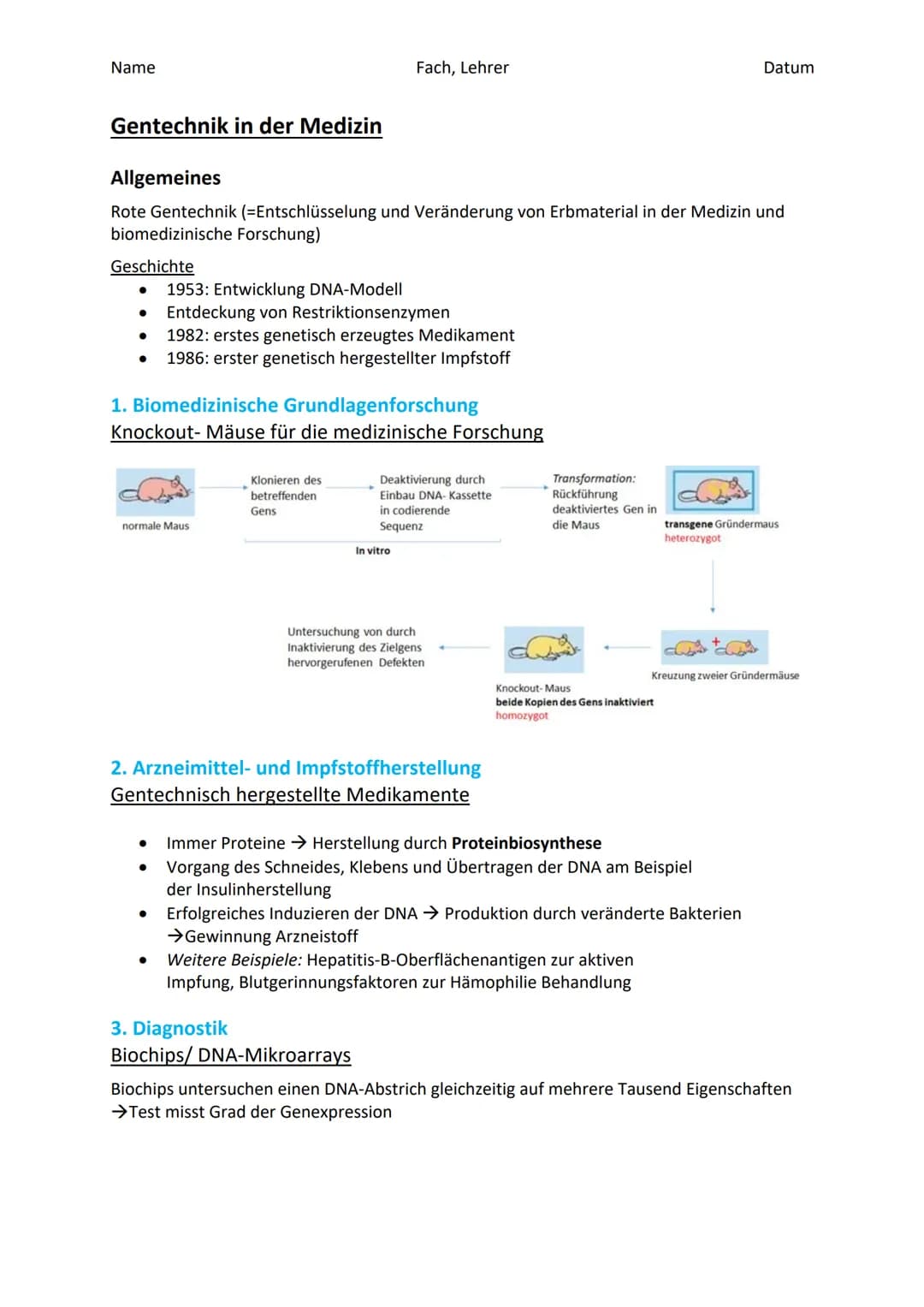 Contour TS
Name
18.4.8
PAR999PRIN
Gentechnik in der Medizin Name
Gentechnik in der Medizin
Geschichte
Allgemeines
Rote Gentechnik (=Entschlü