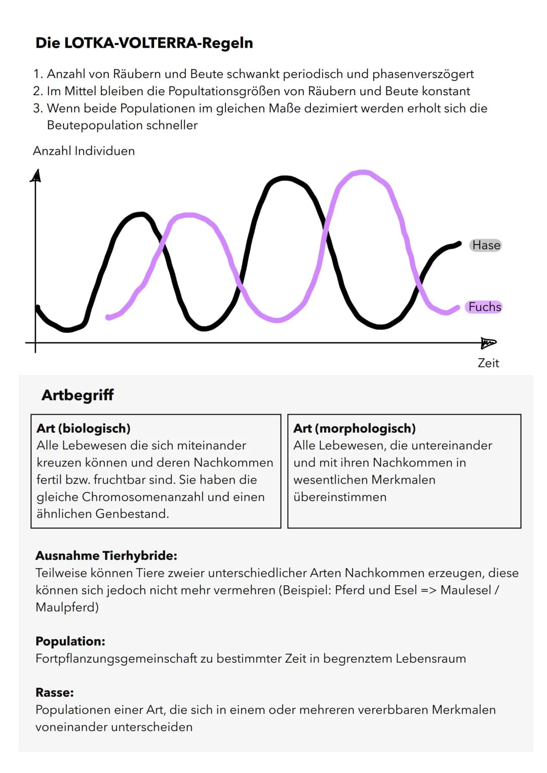 Wachstum von Populationen
Population in einem relativ abgeschlossenen Gebiet vorkommende Individuen
(Pflanzen oder Tiere), die sich unterein