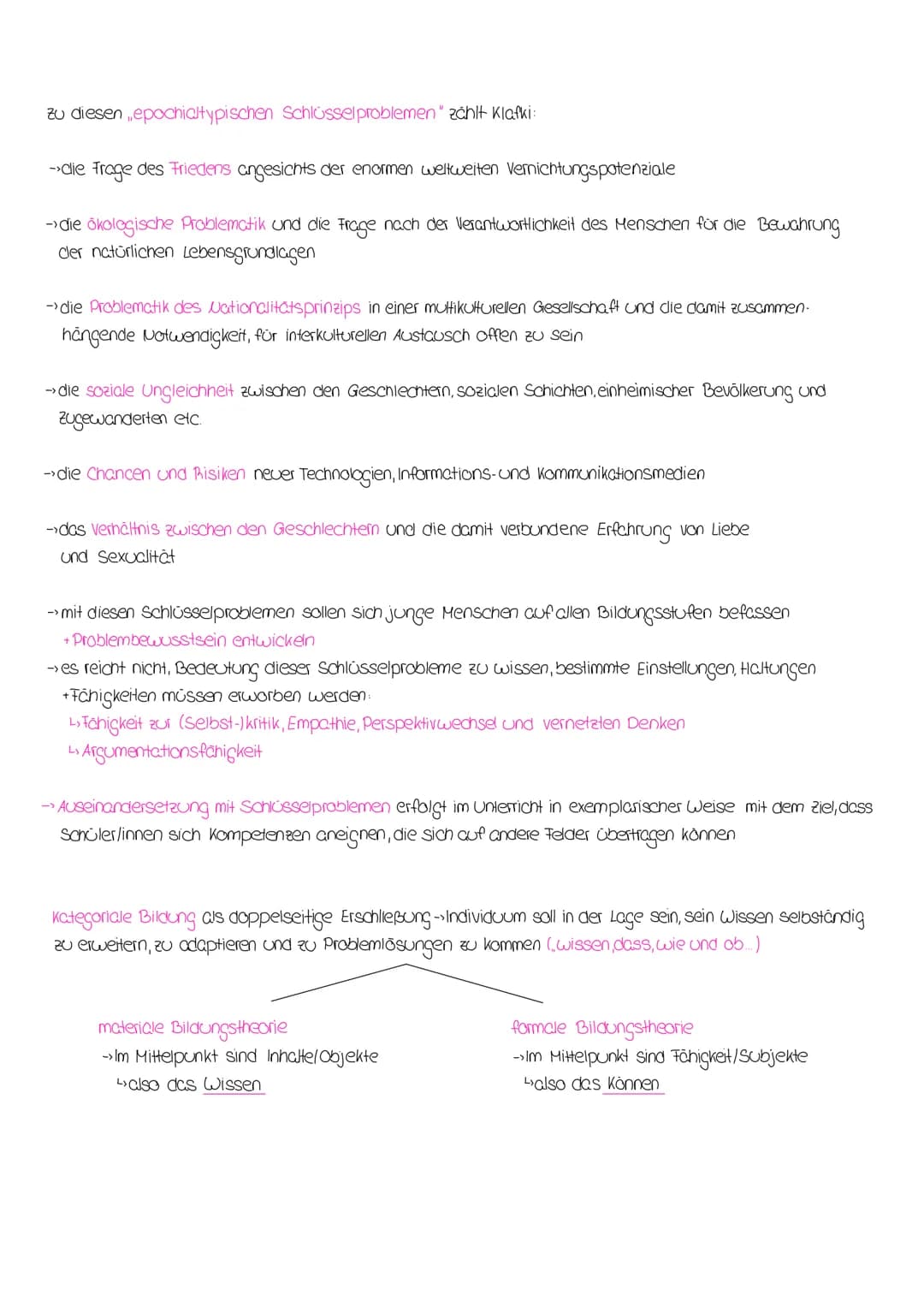 KLAFKI...
"Bildungskonzept"
* 1527; *2016
deutscher Erziehungswissenschaftler
beschäftigt sich mit bildungstheoretischen Fragestellungen
Ker