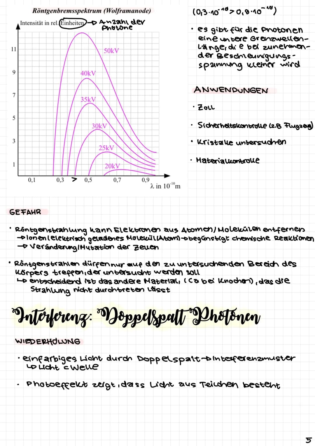 Quantenphysik
HAUPTMERNAL:
Quantenteilung: gewisse physikausche Größen sind nicht veränderbar + können
nur in Vielfachen eines minimalen Wer
