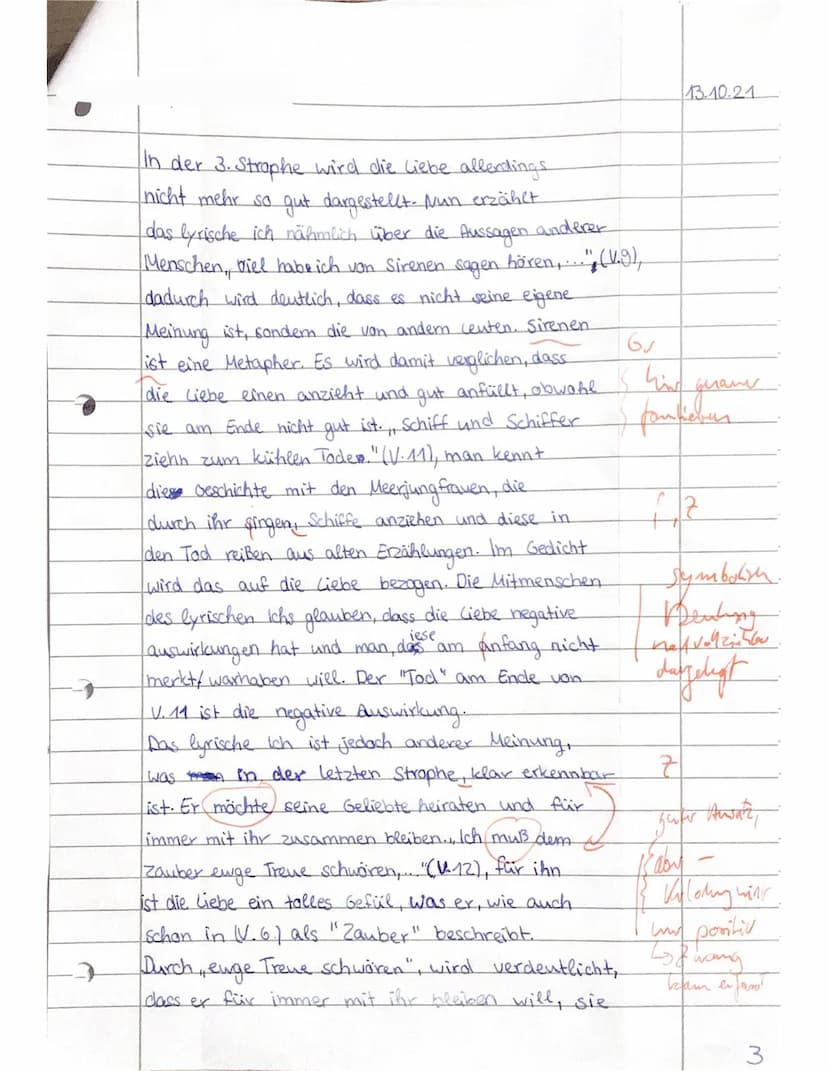 Klasse 11/3
Name:
Beurteilung:
Einleitung (Textinformation, Darstellung des Themas/
Deutungshypothese)
Klassenarbeit Nr. 1
Hauptteil und Sch