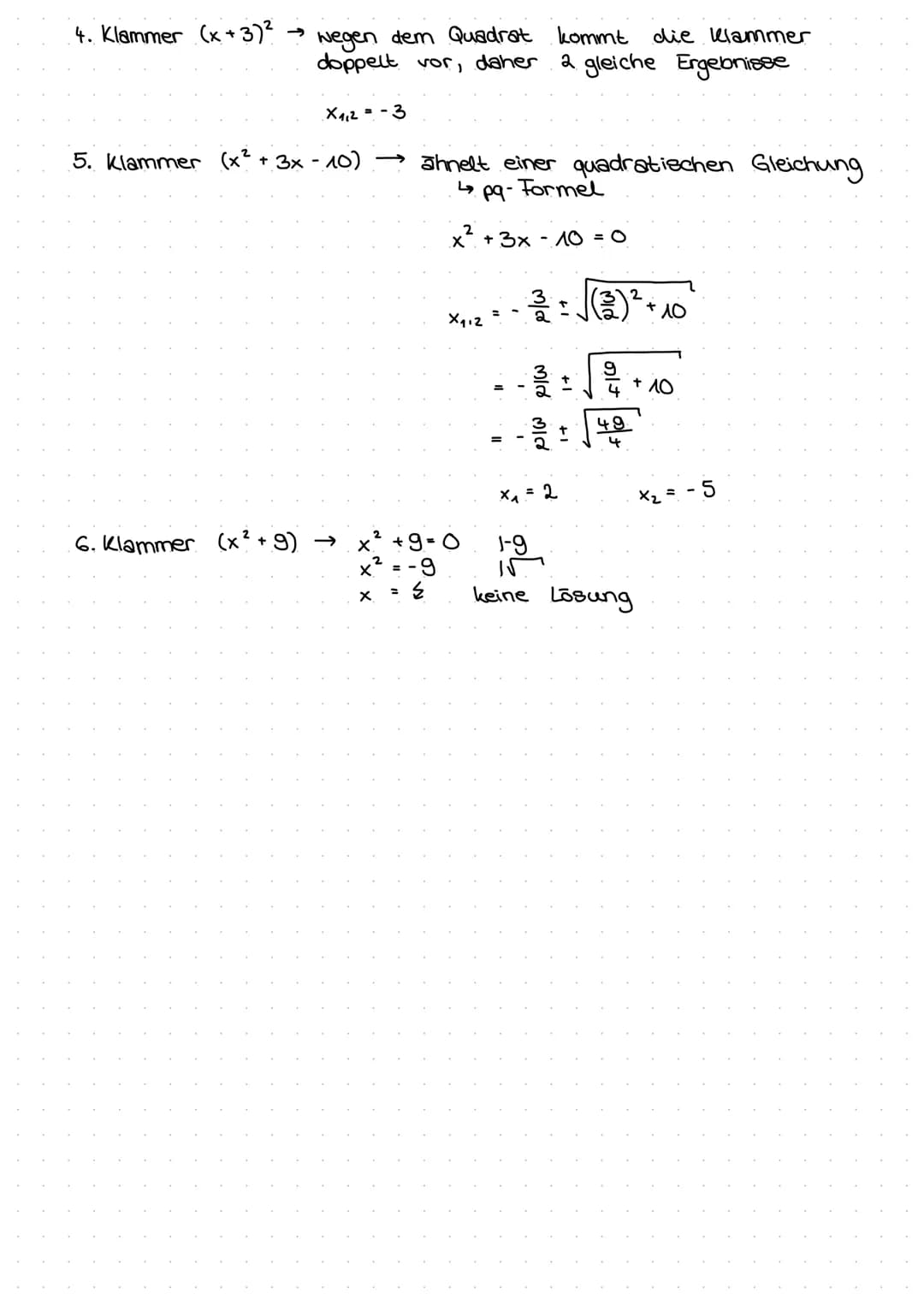 Substitution:
Beispiel:
Z1,2
ہے ام
2
+
√(3) ²
= 1
1
√
Beispiel:
x = 3
11
x-3=0
2x4 6x
- 2
=
Z
2-{-1,1₁-√2,√2}
2
1
-
11
2
- 3z + 20
2
3x² + 2