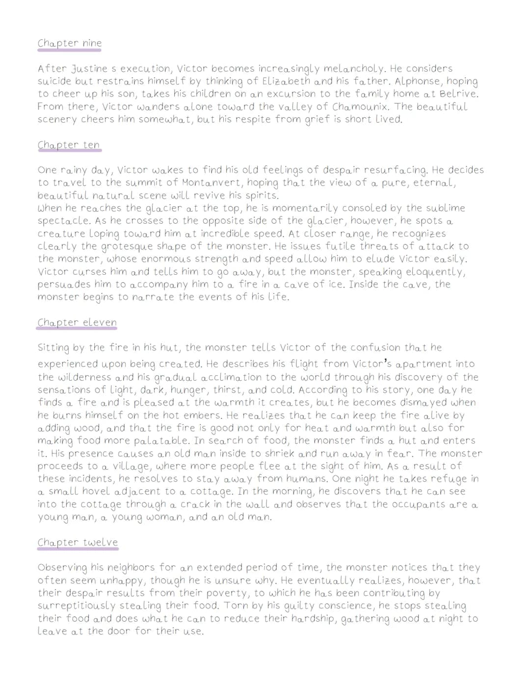 TRANKENSTEIN
Summary of the chapters (letters)
Letter one
The novel itself begins with a series of letters from the explorer Robert Walton t