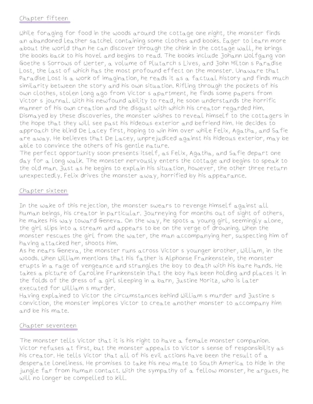 TRANKENSTEIN
Summary of the chapters (letters)
Letter one
The novel itself begins with a series of letters from the explorer Robert Walton t